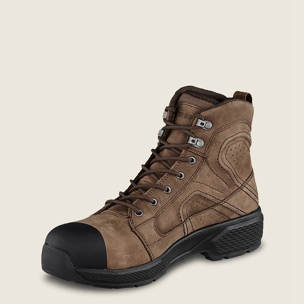 Safety Kängor Herr Bruna/Svarta - Red Wing Exos Lite - 6-Inch Waterproof Toe - 8203614-LY